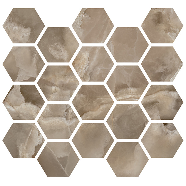 Мозаика MIRAGE Оникс / ONYCE 29.5x27 ON 05 Esagona LUC