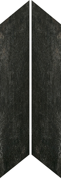 Керамогранит MIRAGE NOON 20x120 Charcoal chevron NN05 Nat Rect